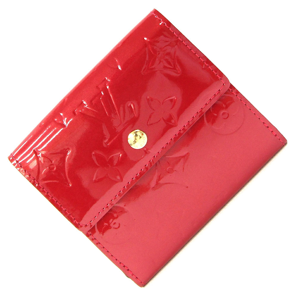 Louis Vuitton Vernis Portefeuille Cartes hook wallet Pomme Amour Compact